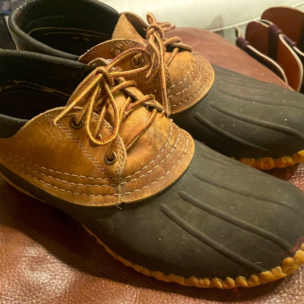 Vintage mens bean boots shoes LL Maine hunting size 9 rain snow